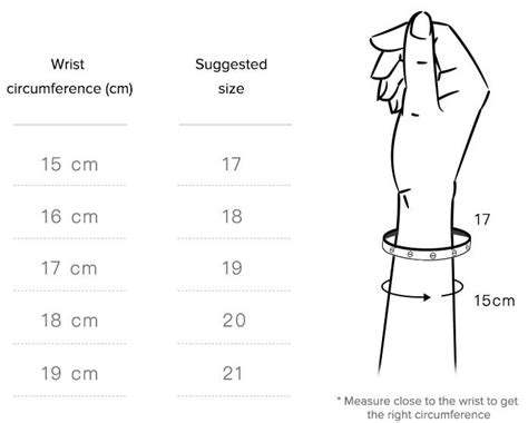 cartier bracelet size 14|cartier size chart printable.